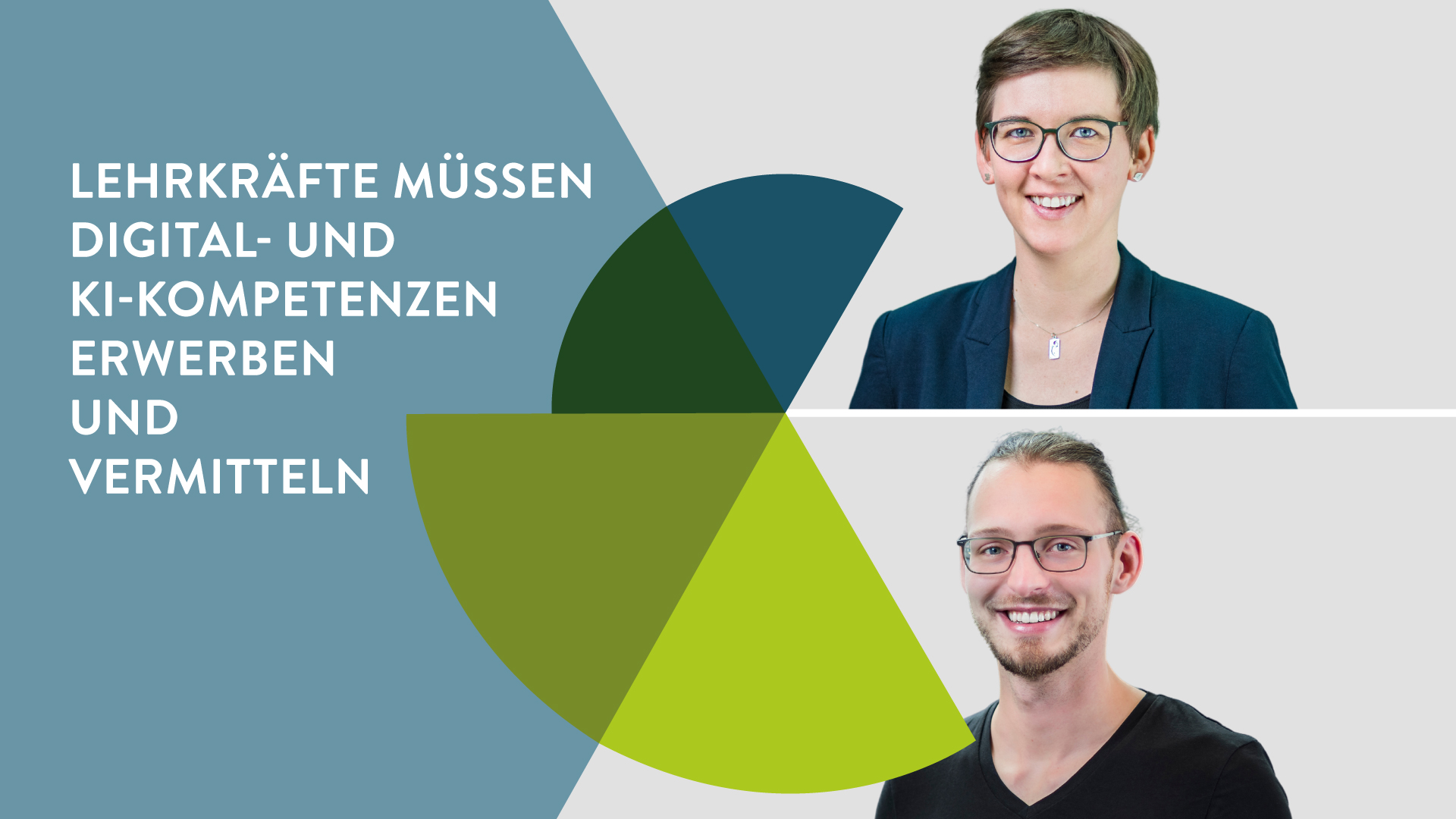Video Screenshot mit dem beiden Interviewten Sophie Plötz und Andreas Wormland