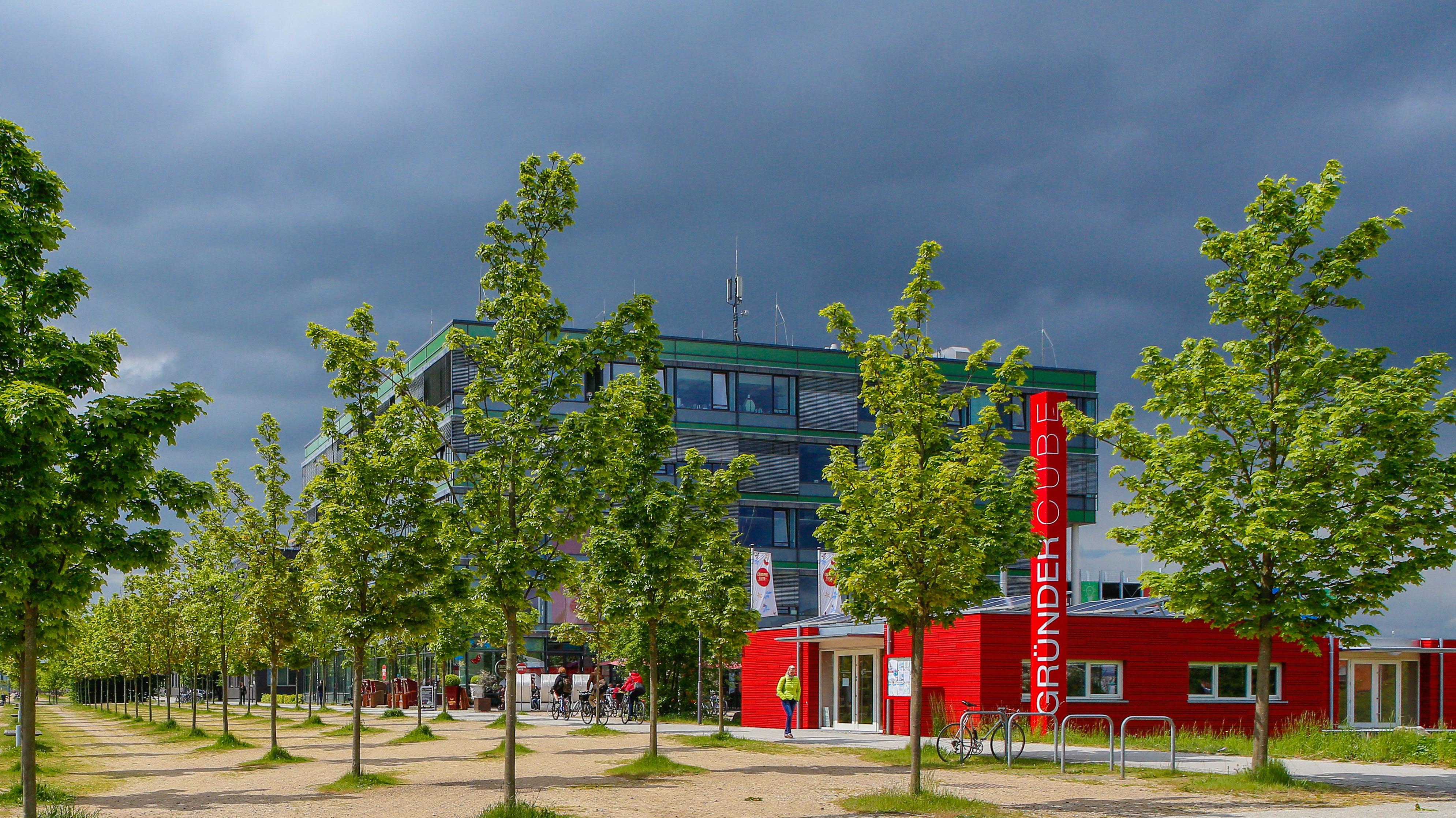 Der GründerCube von Universität und Fachhochschule Lübeck (Foto: Uni Lübeck/Thomas Berg) image
