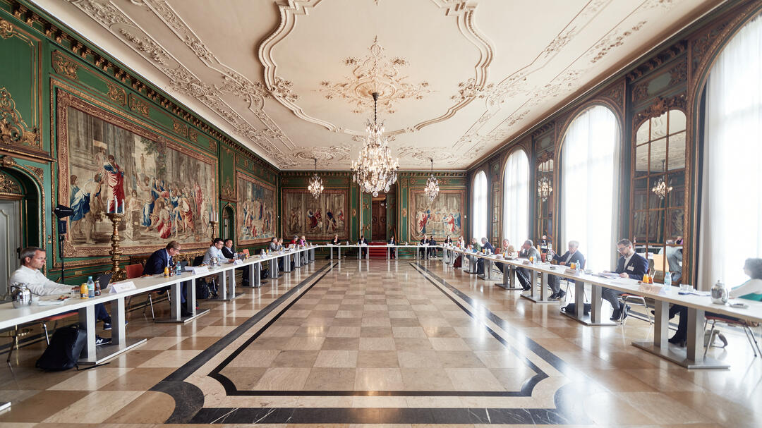 Jurysitzung in der Villa Hügel (Foto: Peter Gwiazda) Jurysitzung in der Villa Hügel (Foto: Peter Gwiazda)
