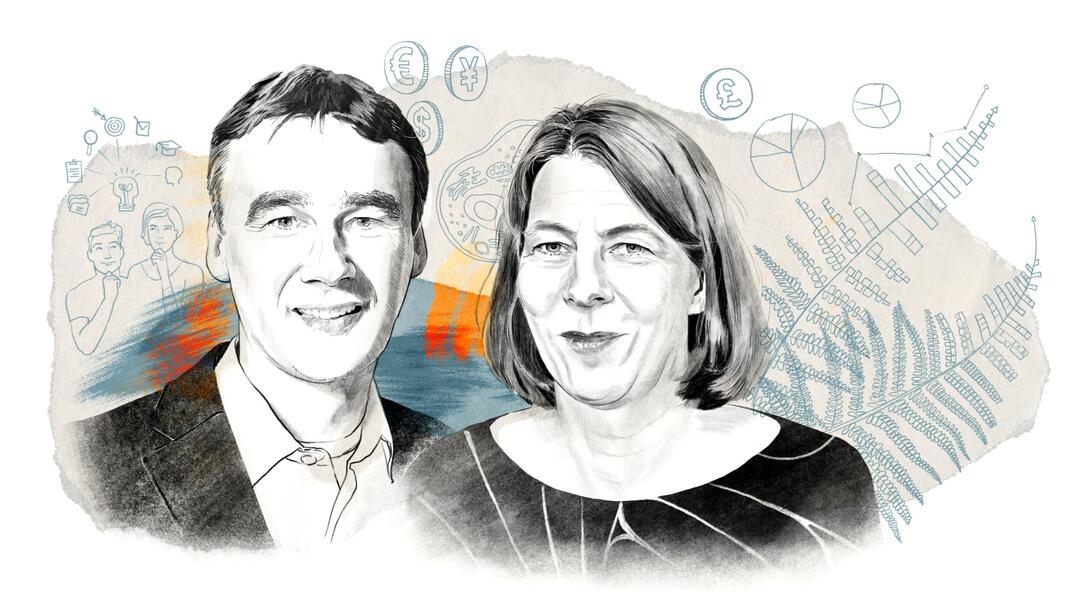 Matthias Pilz und Jutta Papenbrock (Illustration: Irene Sackmann) Matthias Pilz und Jutta Papenbrock (Illustration: Irene Sackmann)