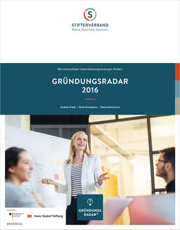 Gründungsradar 2016 (Cover)