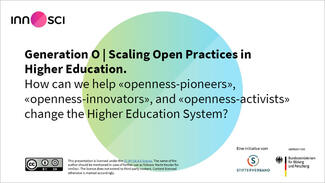 Generation O – Scaling Open Practices in Higher Education (Cover)