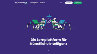 Website zum KI-Campus (Teaser)