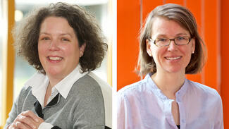 Ines Mergel & Susanne Brüggen (Foto: Universität Konstanz)