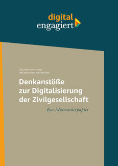 Denkanstöße zur Digitalisierung der Zivilgesellschaft (Cover)