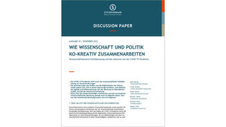 Wie Wissenschaft und Politik ko-kreativ zusammenarbeiten (Cover)